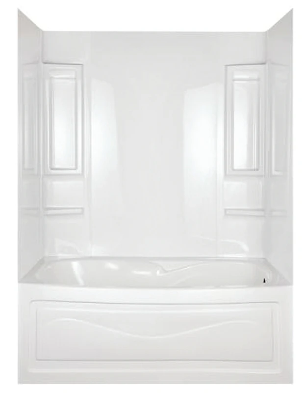 5PC WHT TUB WALL SET