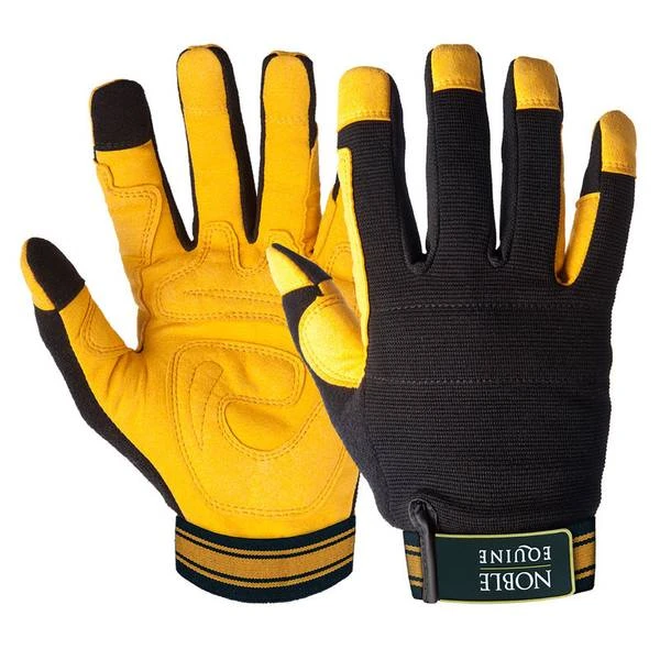 Outrider Gloves, Large Size, Black & Tan Color