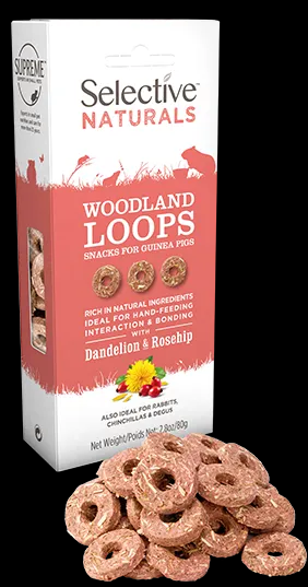 Supreme Science Selective Naturals Woodland Loops for Guinea Pig, 2.8 oz.