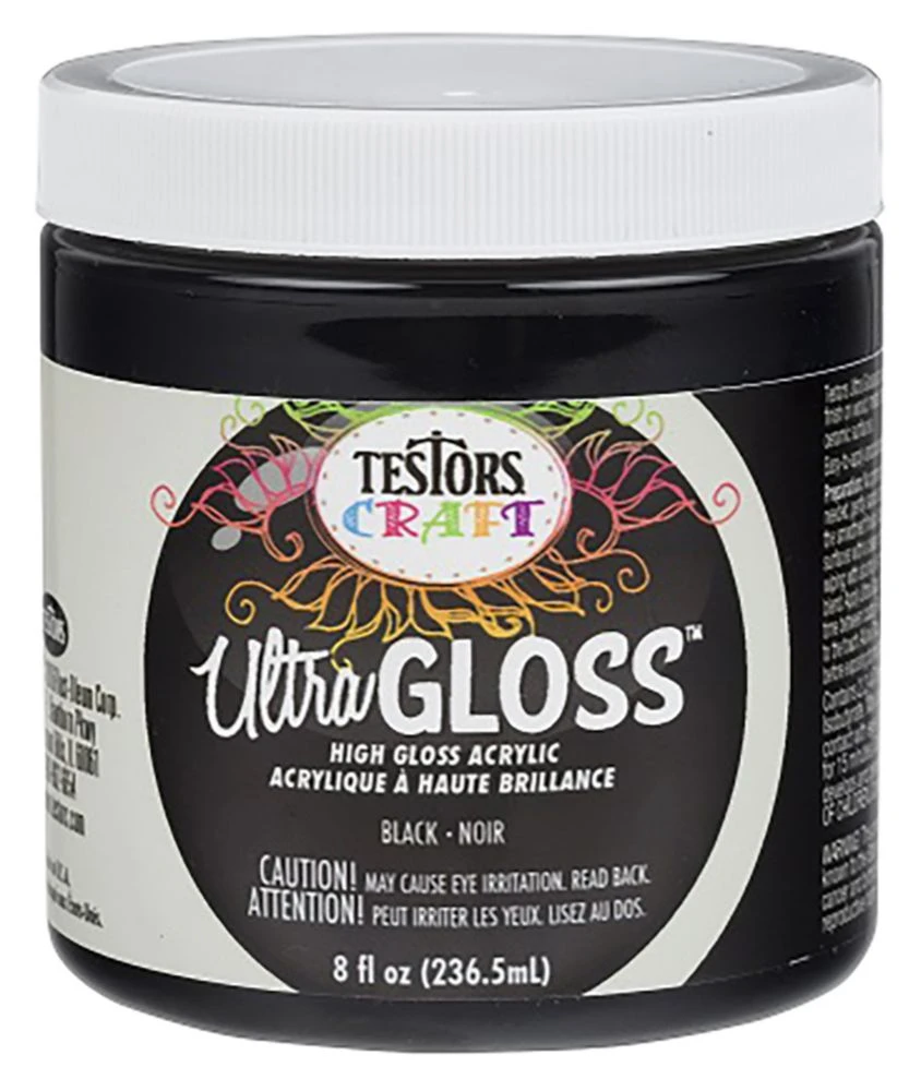3071-75 Ultra Gloss Black Paint 8 Ounce