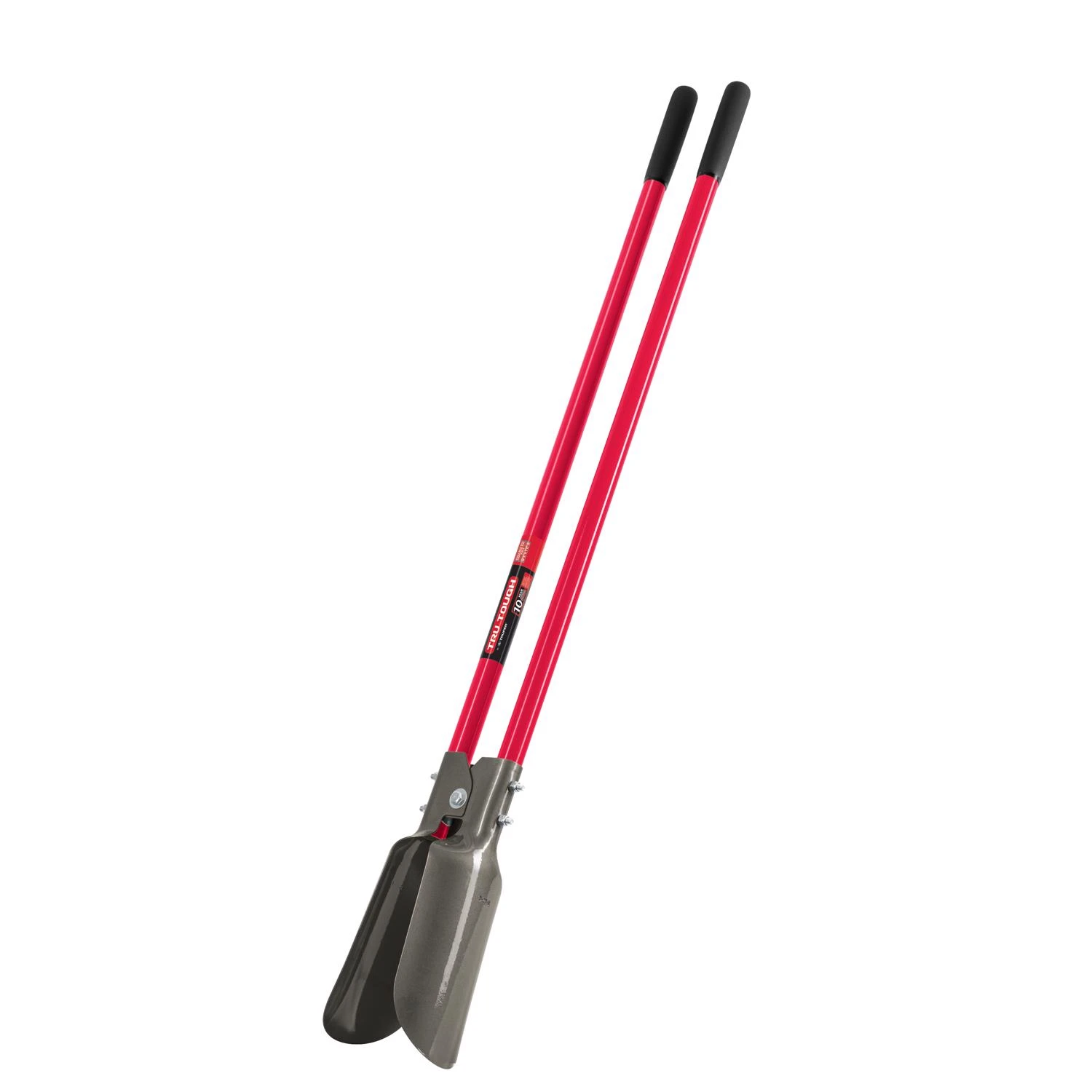 Tru-tough 59 In. Steel Atlas Pattern Post Hole Digger With Fiberglass Handle
