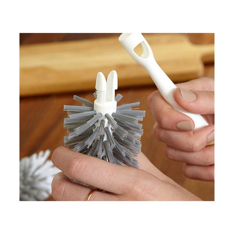 Full Circle Clean Reach 2.36 in. W Plastic Bottle Brush Refill