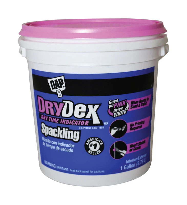 Drydex Ready To Use White Spackling Compound 1 Gallon - Indoor/outdoor Use