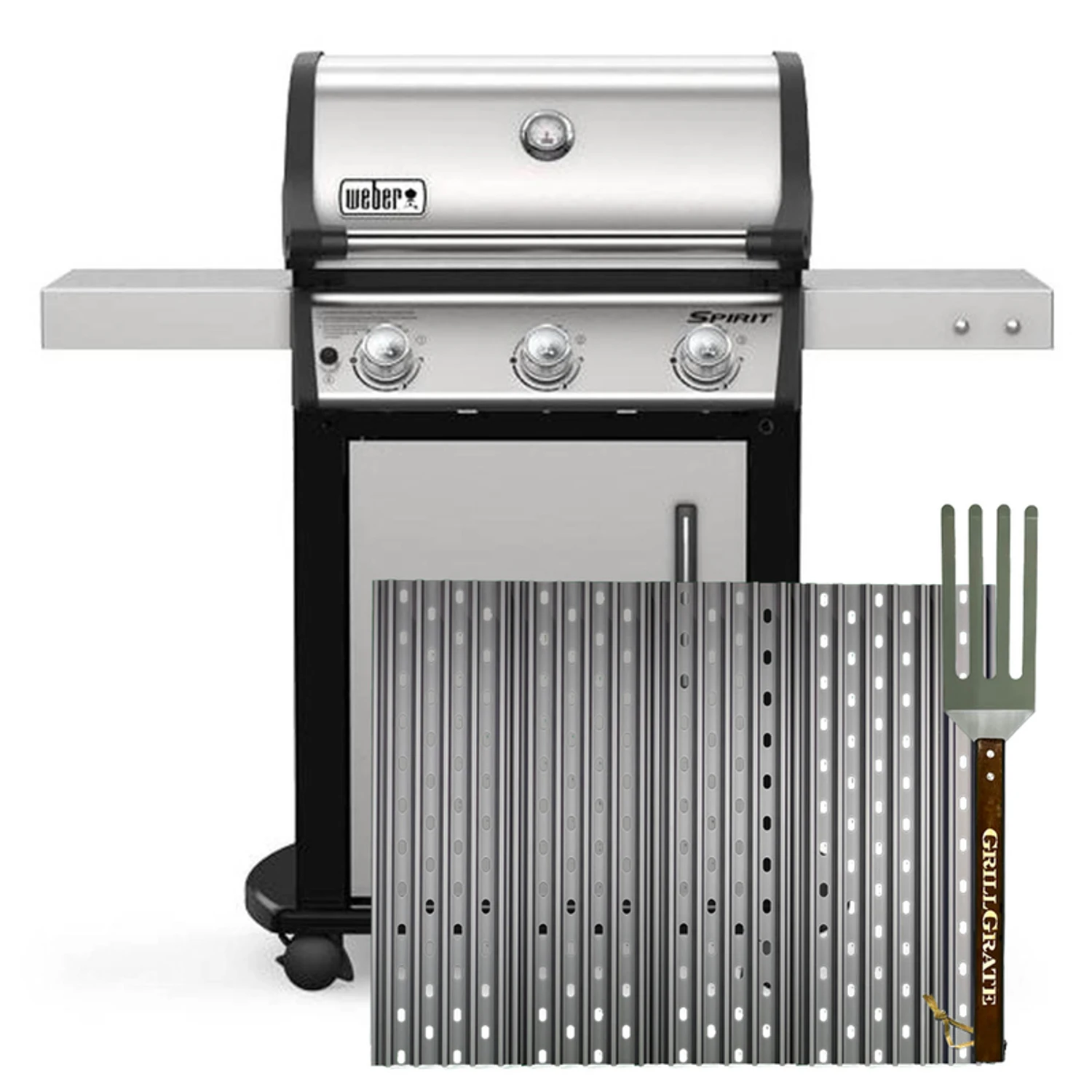 Replacement Grillgrate Set For Weber Spirit 300 And Older Genesis Models 17.38 In. L X 22.5 In. W