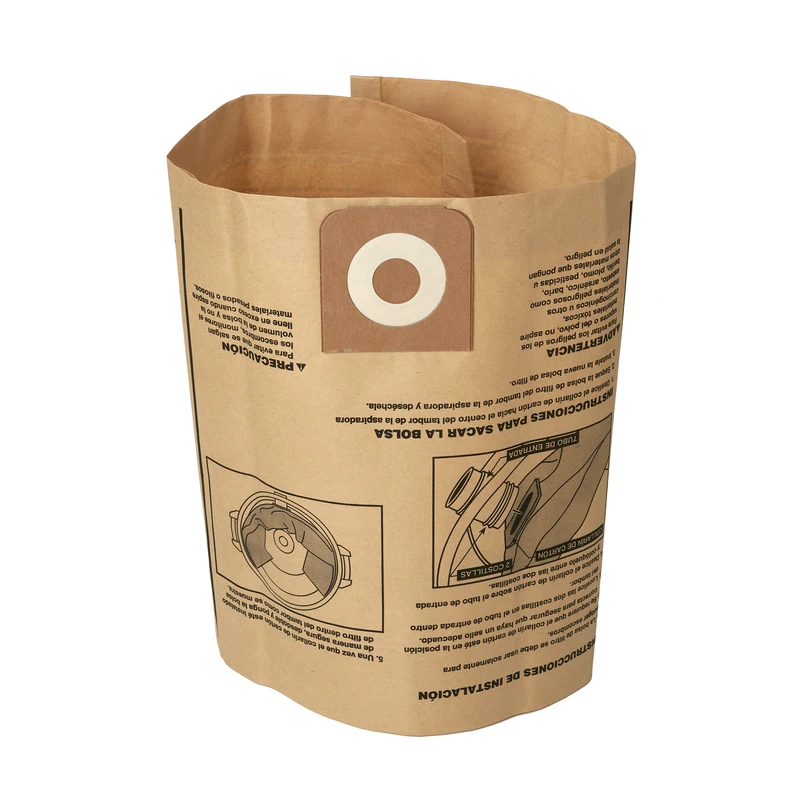 2 In. L X 10 In. W Vacuum Dust Bag For 16-20 Gallon Wet/dry Vacs - 3 Pack