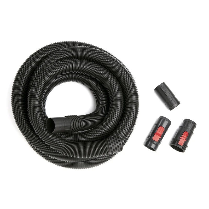 2-1/2 In. D Flexible Vacuum Hose 20 Ft With Adapters