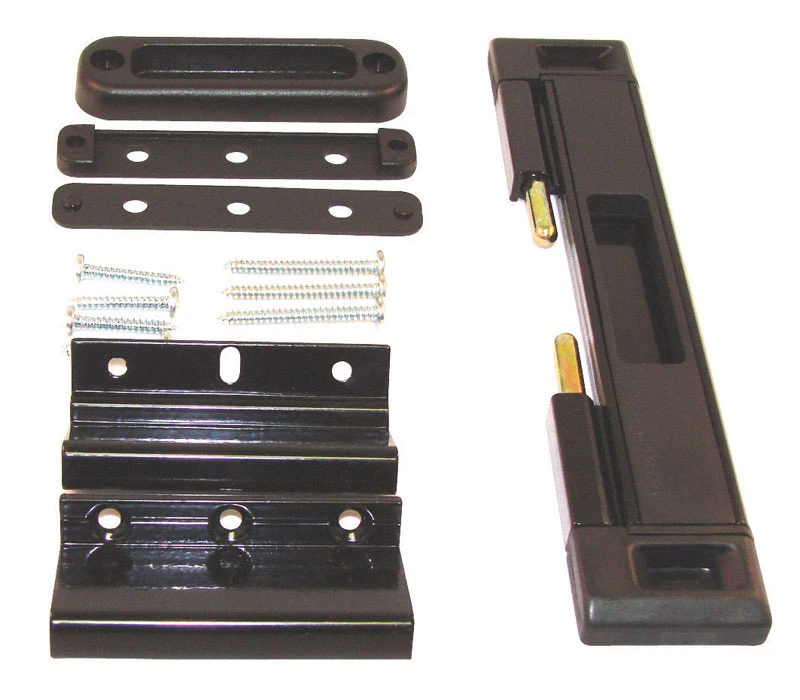 Cal Double Bolt Lock 9510c - Bronze Finish For Sliding Doors