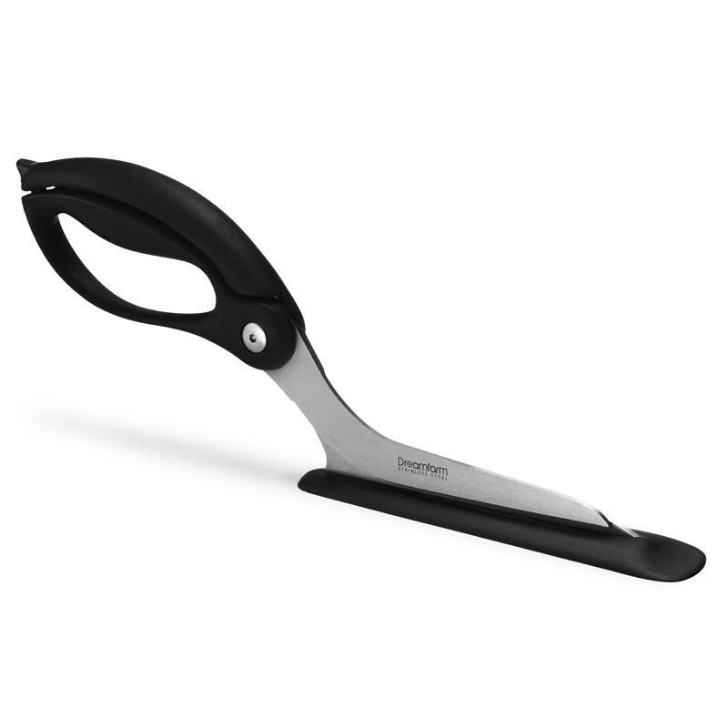 Scizza 12-inch Pizza Scissors In Black Abs And Stainless Steel