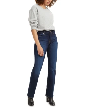 Women's Classic Bootcut Jeans, Size 29(us 8), Dark Blue, Mid-rise