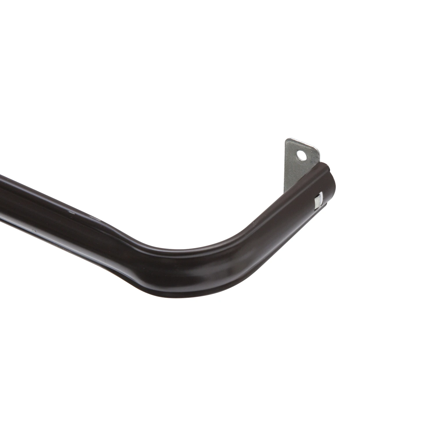 Brown Lockseam Curtain Rod 48 In. To 86 In. Adjustable Length Steel