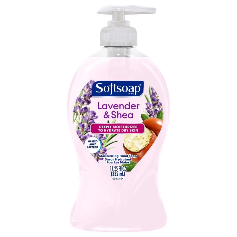 Lavender & Shea Butter Liquid Hand Soap 11.25 Oz - Moisturizing & Non-drying