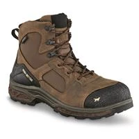 Kasota Waterproof 6" Side-zip Safety Toe Work Boots For Men - Brown - Size 10m