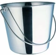 Heavy Duty Stainless Steel Pail, 2 Quart, Scratch Resistant