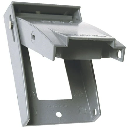 Gray Outdoor Gfi Cover 5908-1 - Weatherproof Electrical Outlet Protection