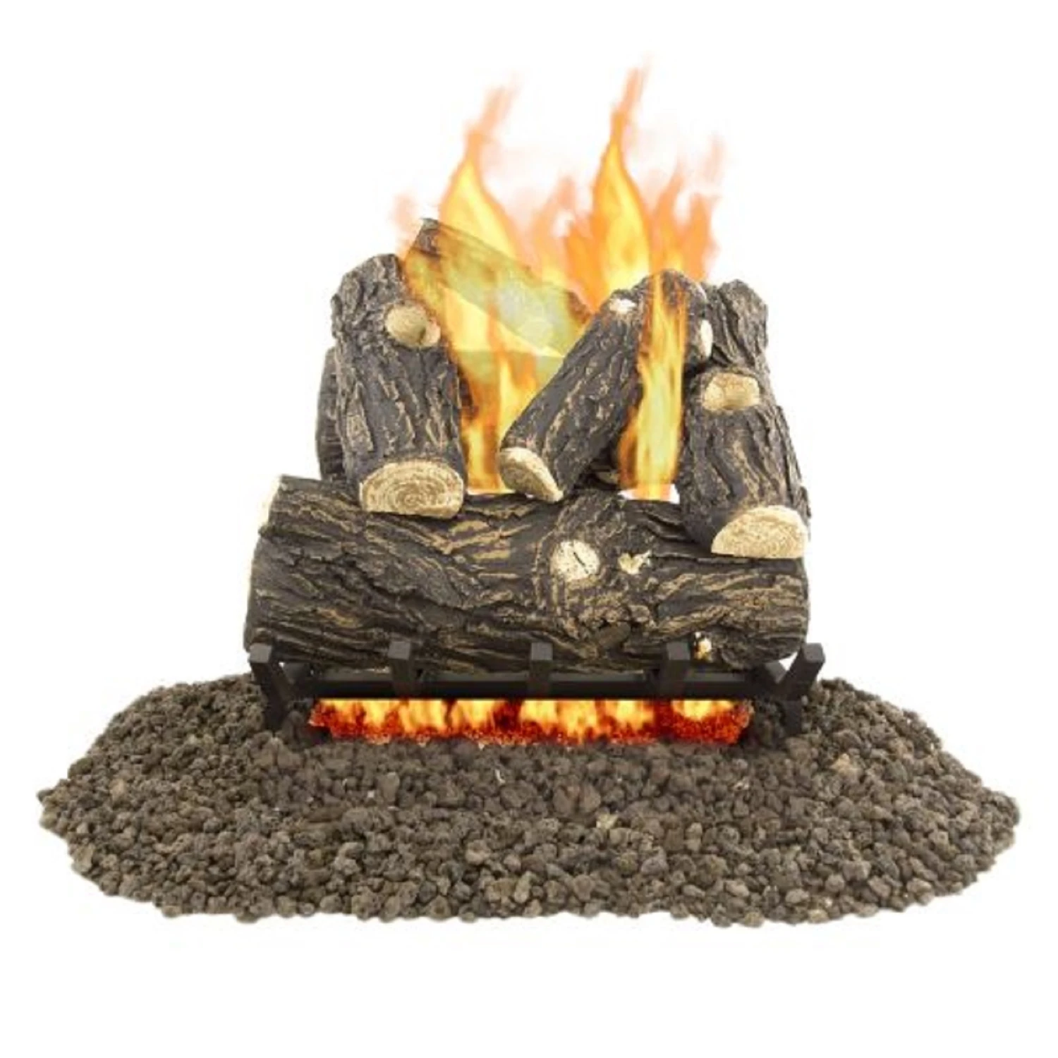 Pleasant Hearth Willow Oak 18 In. Vented Gas Log Set 45000 Btu