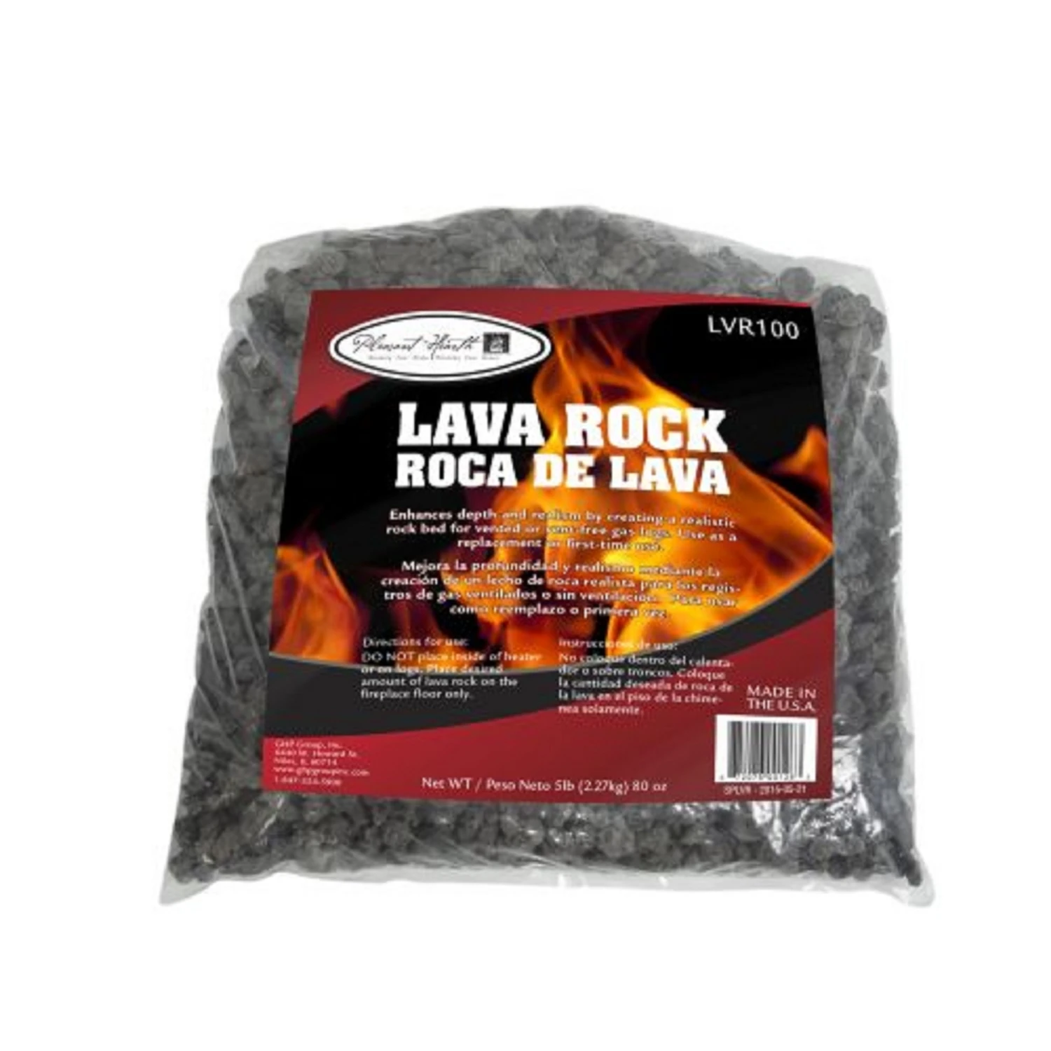 Lava Rock 5 Lb For Gas Log Sets - Model Lvr100