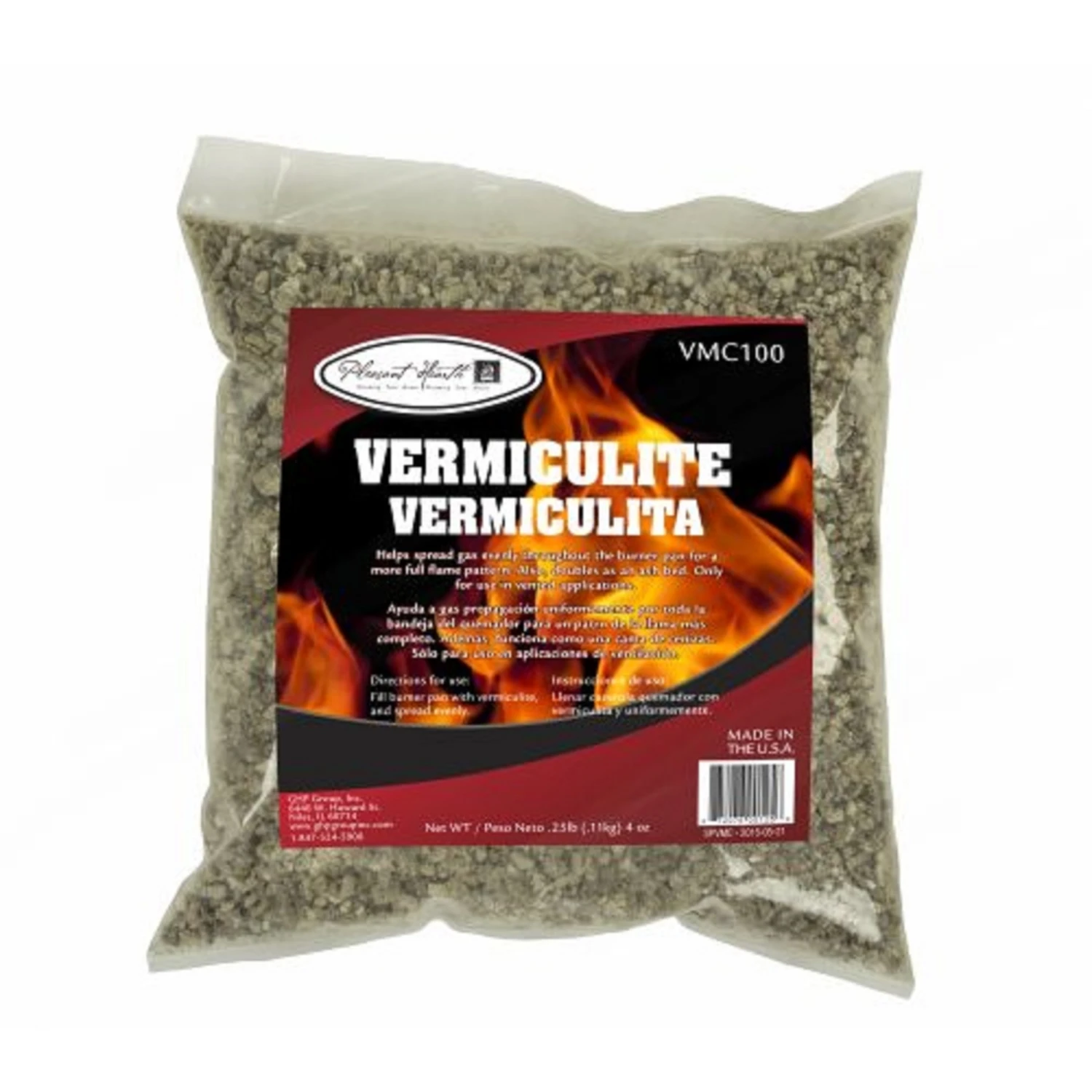 Vermiculite 0.25 Lb For Gas Fireplaces - Model Vmc100