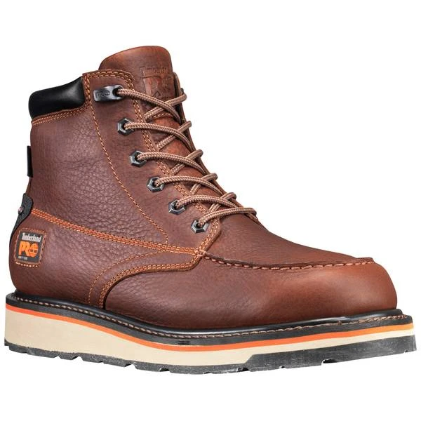 Timberland Men's Pro Gridworks 6" Moc-Toe Waterproof Boots Men's Shoes Size 9.5