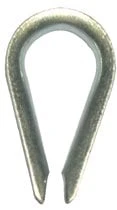 Malleable Wire Rope Thimbles 1/4 Inch - Set Of 80
