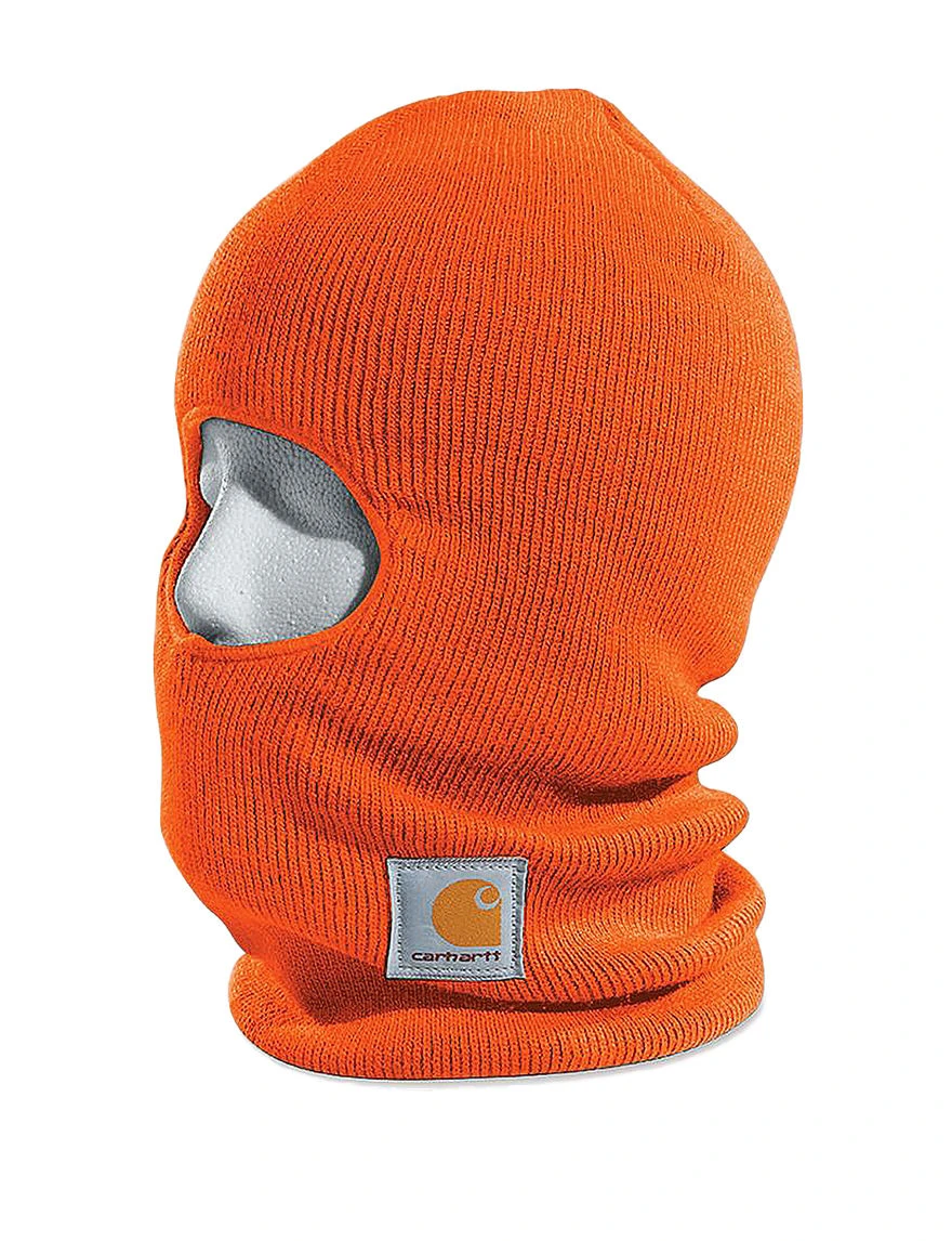 Men's Brite Orange Face Mask - One Size Fits All