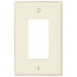 Pj26la Light Almond Unbreakable Mid-size Single Gang Decorator Wall Plate