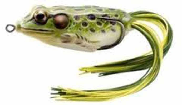 Fishing Kfgh65t-500 Hollow Body Frog Lure - 0.75 Oz Green Yellow