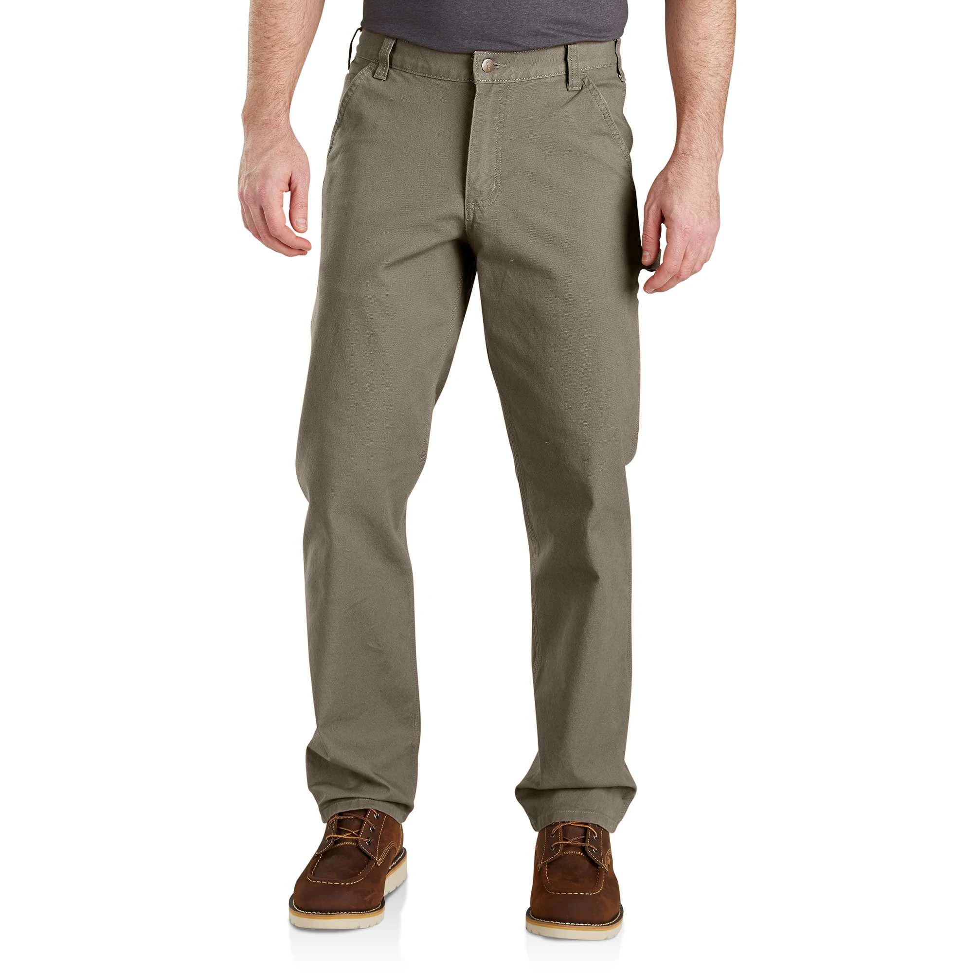Men's Rugged Flex Relaxed Fit Duck Utility Work Pant W38 Desert