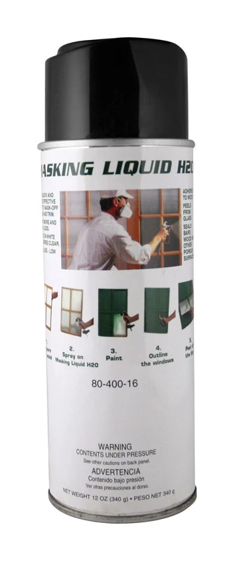 Associated Paint Clear Water-based Acrylic Masking Liquid H2o 12 Oz - Pack Of 6