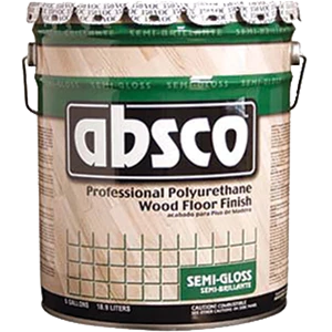 Semi-gloss Clear Polyurethane Wood Floor Finish 5 Gallon Container