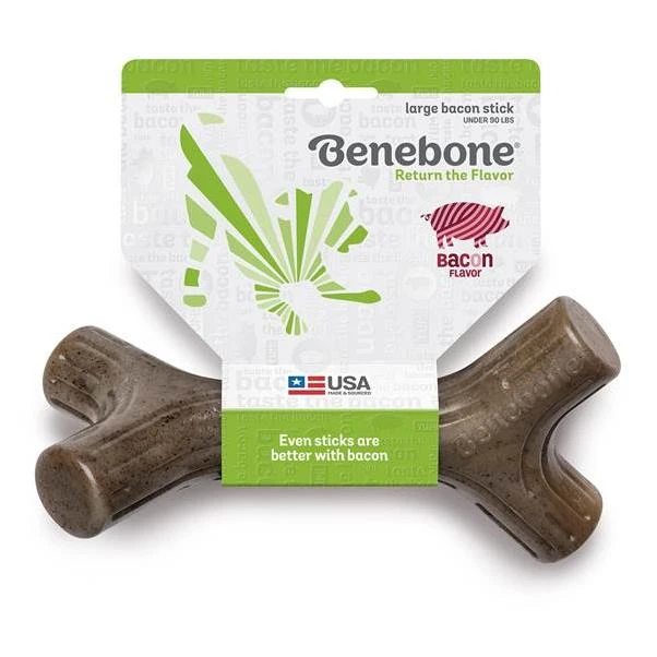 Benebone Dog Bacon Stick Large