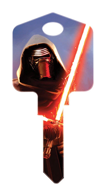 Hillman Star Wars Kylo Ren House/Padlock Universal Key Blank Single sided