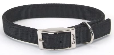 Coastal Pet Products CO06450 26 in. Double Web Collar - Black