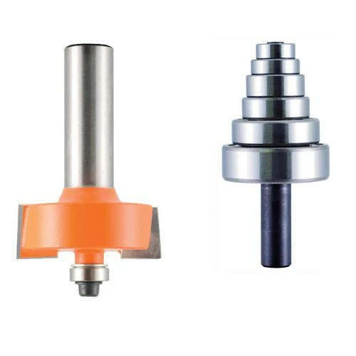 Rabbeting Router Bit Set with 1/4 Inch Shank for Precision Woodworking