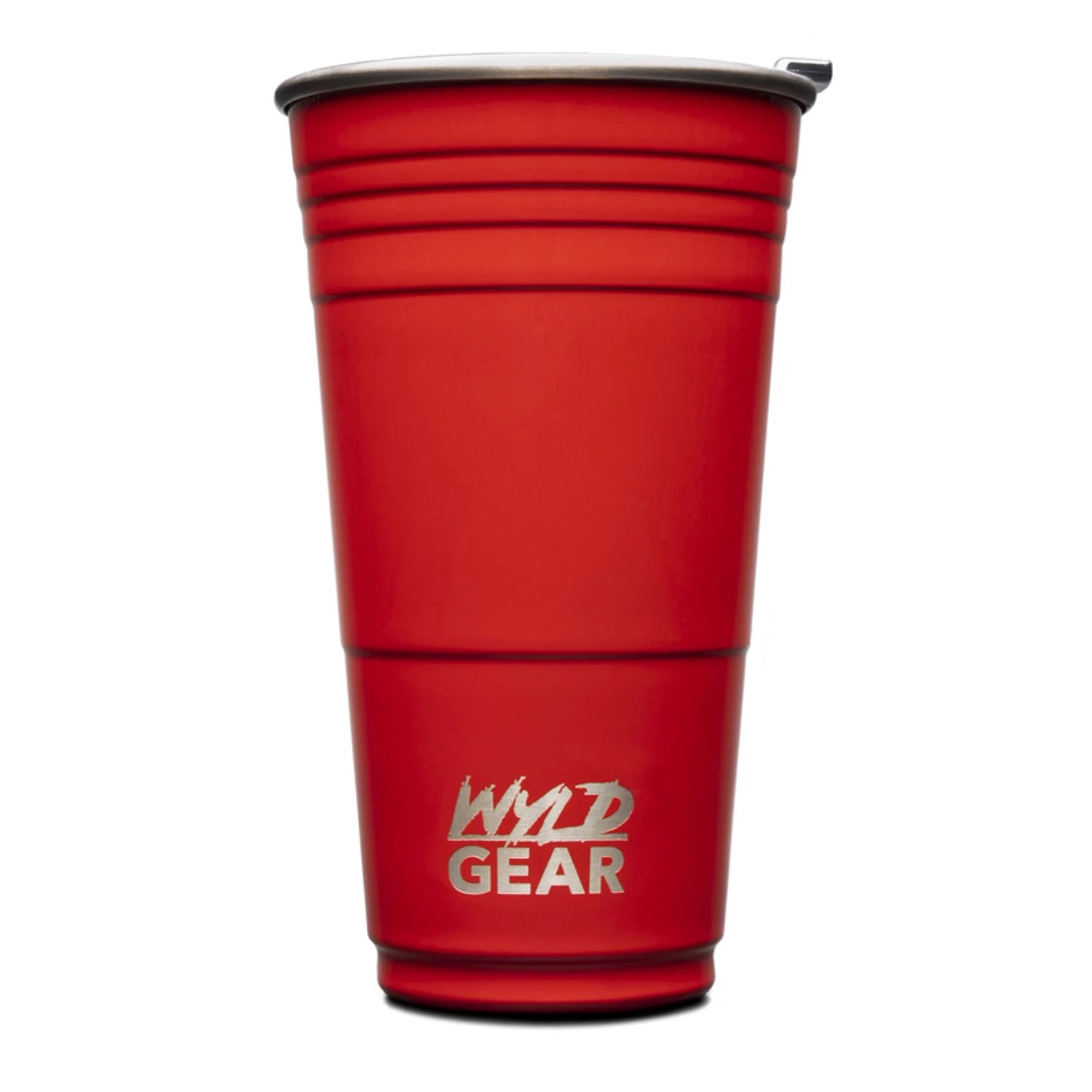 24 Oz Insulated Stainless Steel Party Cup - Eco-friendly Red