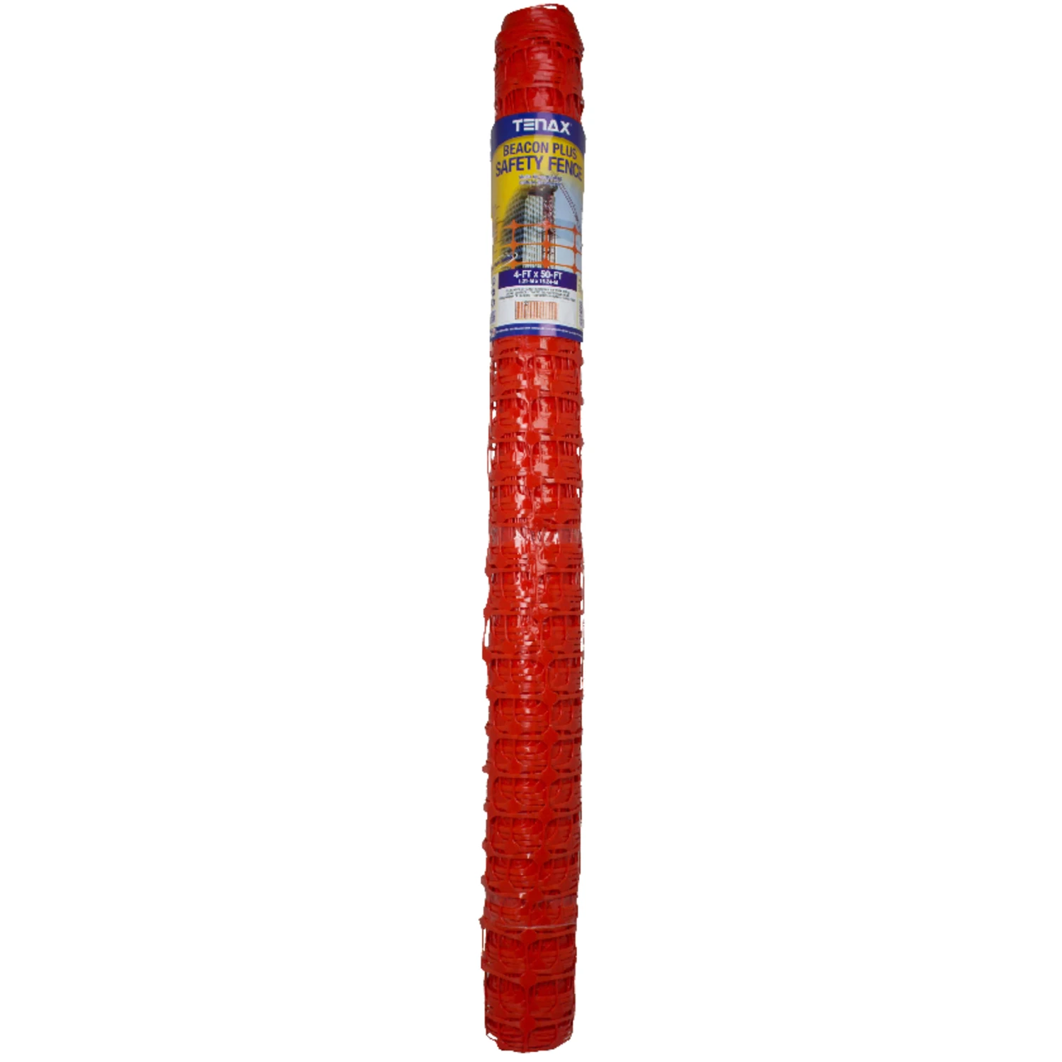 Tenax Beacon Plus 4 ft. H X 50 ft. L Polyethylene Safety Fence Orange Tenax Beacon Plus 4 ft. H X 50 ft. L Polyethylene Safety Fence Orange