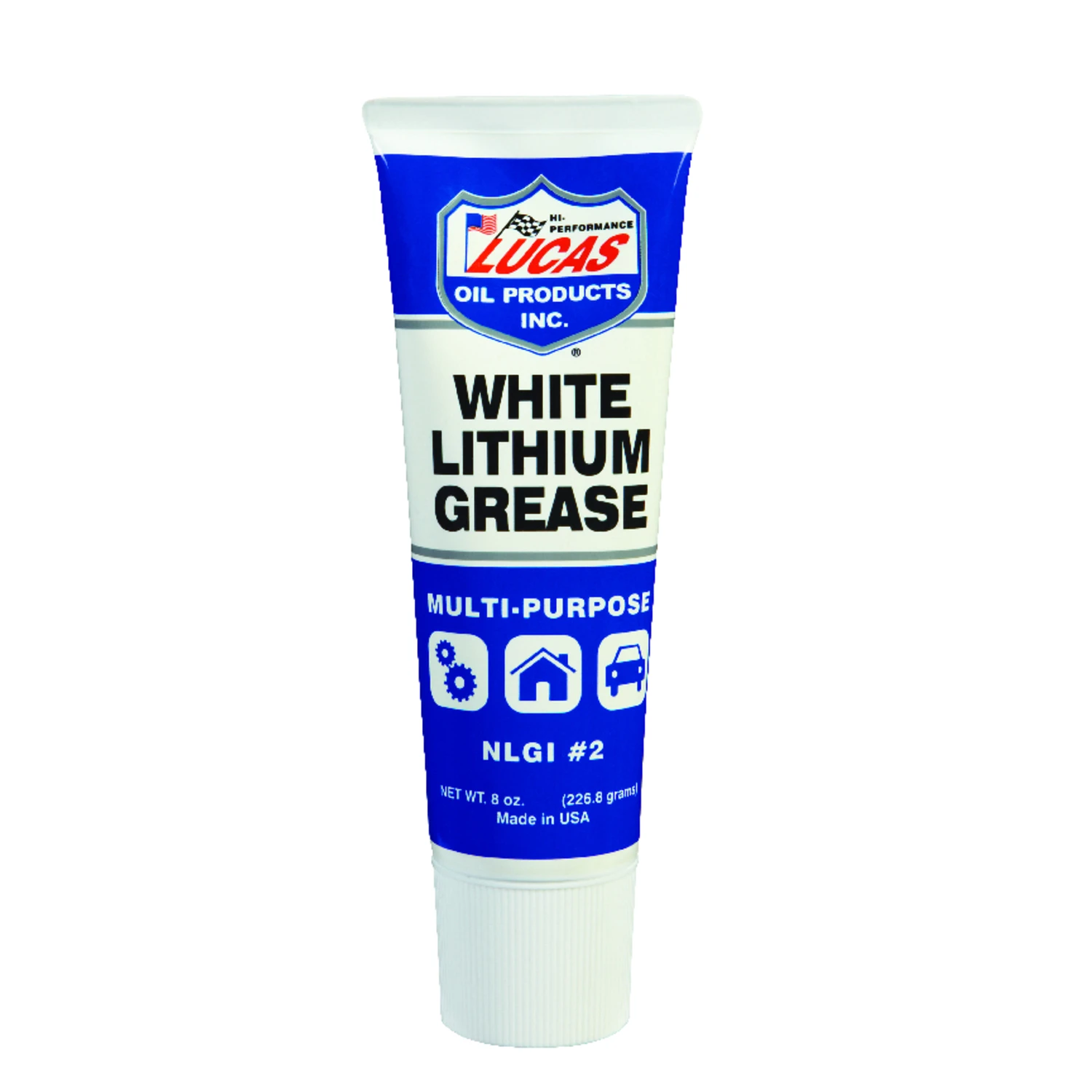 White Lithium Grease 8 Oz - Multi-purpose Automotive Lubricant