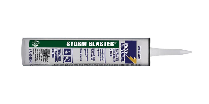 Storm Blaster Clear Elastomeric Sealant 10 Oz. For Construction
