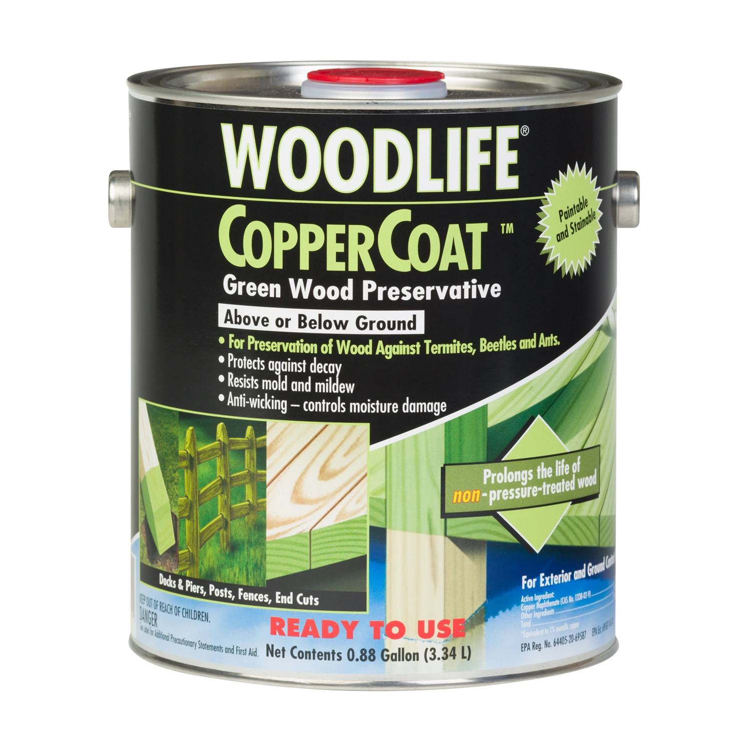 Coppercoat Green Water-based Wood Preservative 0.88 Gallon