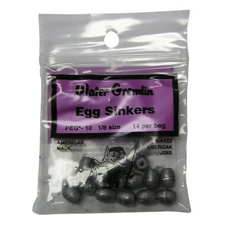 EGG SINKERS 3/4 OZ BAG