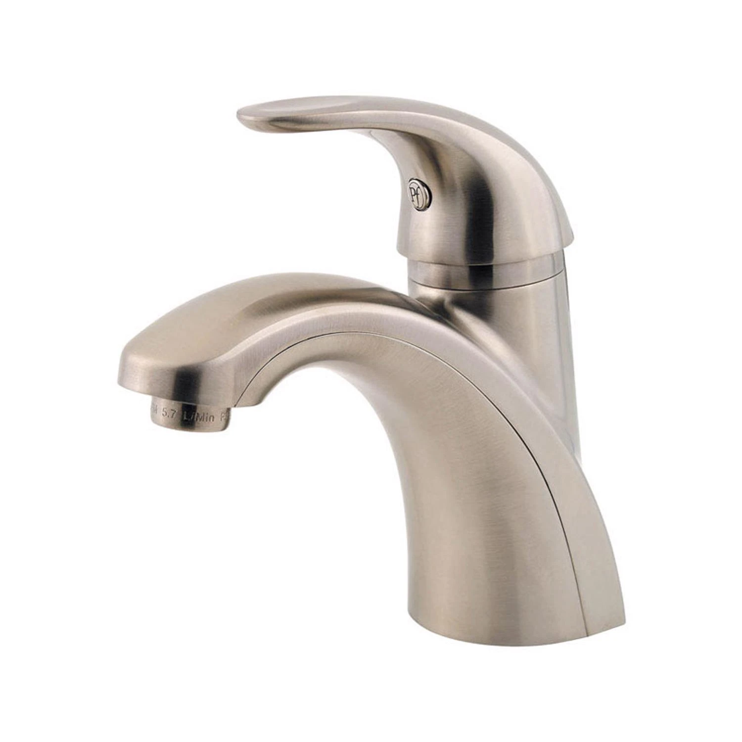 Parisa Brushed Nickel Single Handle Bathroom Faucet 4 In. Model Lf042prkk