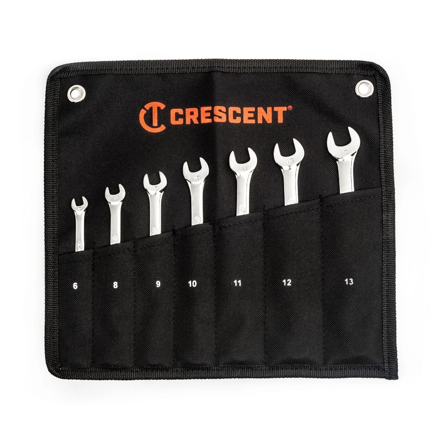 12 Point Metric Combination Wrench Set 7 Piece - Chrome Alloy Steel