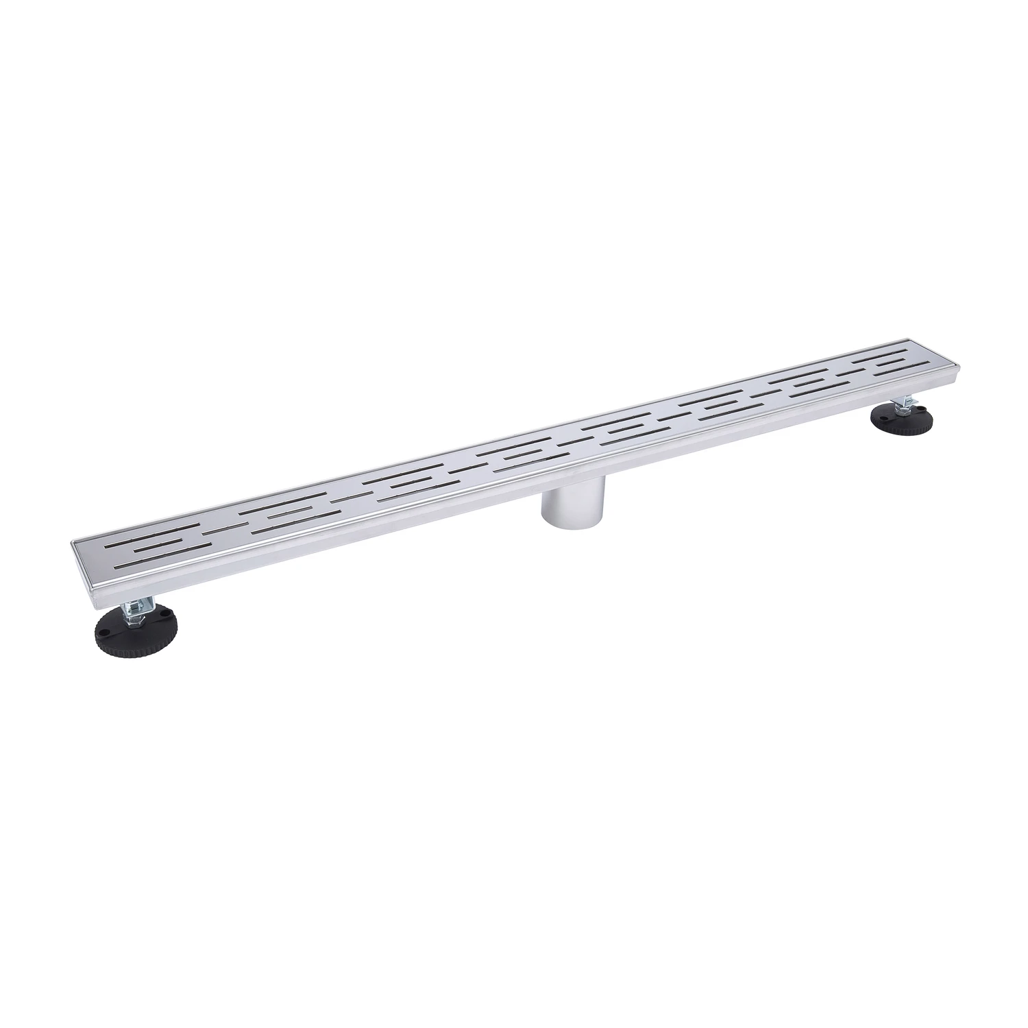 2 In. Diameter X 24 In. Length Chrome Linear Shower Drain