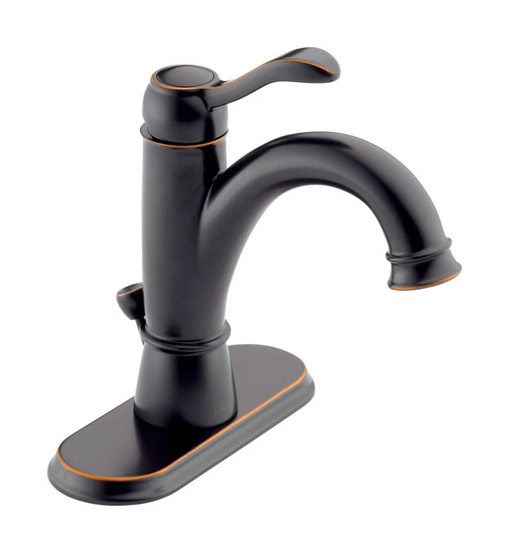 Porter Oil Rubbed Bronze Single Handle Bathroom Faucet 4 In. Model 15984lf-ob-eco