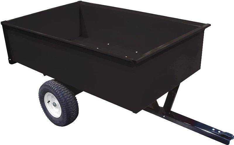 Sc17-2mc Trailer/dump Cart, 1500 Lb Capacity, Steel Deck, 16 In Wheels