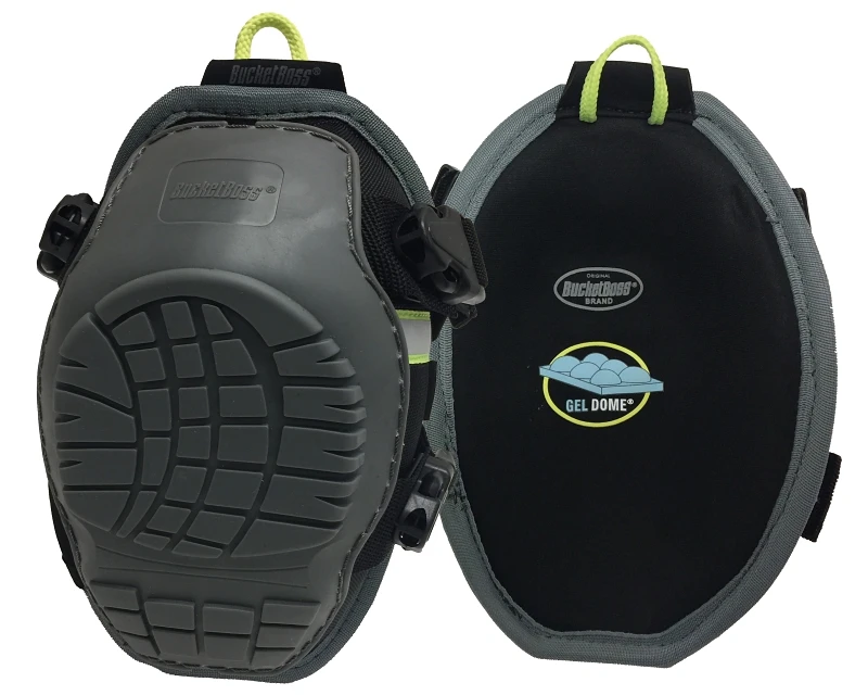 Gx2 Molded Gel Dome Non-marring Knee Pads With Tri-buckle Closure