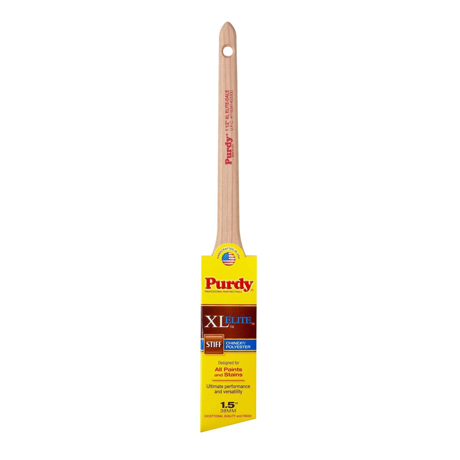 Xl Elite Dale 1-1/2 In. Stiff Angle Trim Paint Brush - Model 144080515
