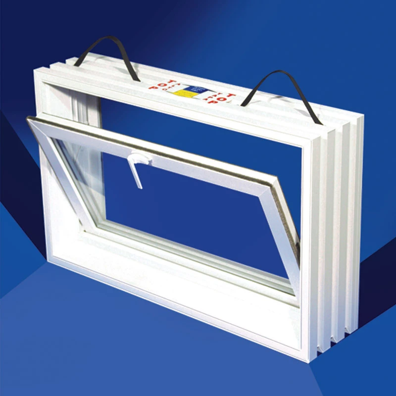Duo-Corp PNP Hopper White Glass/Vinyl Window 31.875 in. L X 16 in. H 1 pk