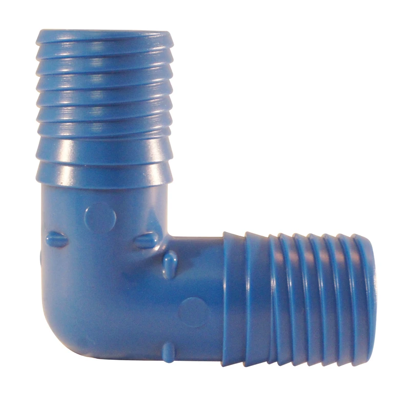 Apollo Blue Twister 1 in. Insert in to X 1 in. D Insert Poly Irrigation 90 Degree Elbow 1 pk