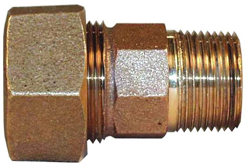 3/4 In. Compression X 3/4 In. D Mnpt Lead-free Bronze Coupling