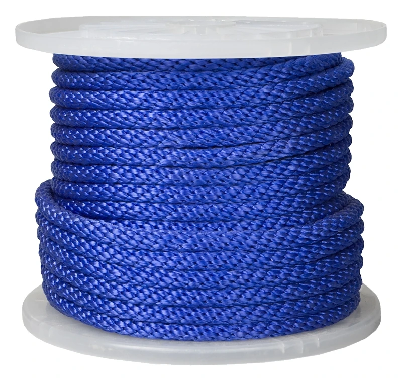 Solid Braided Derby Rope, 1/2 In Diameter X 150 Ft Length, Model 60265